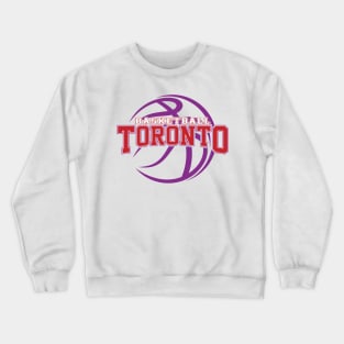 Retro Toronto Basketball Crewneck Sweatshirt